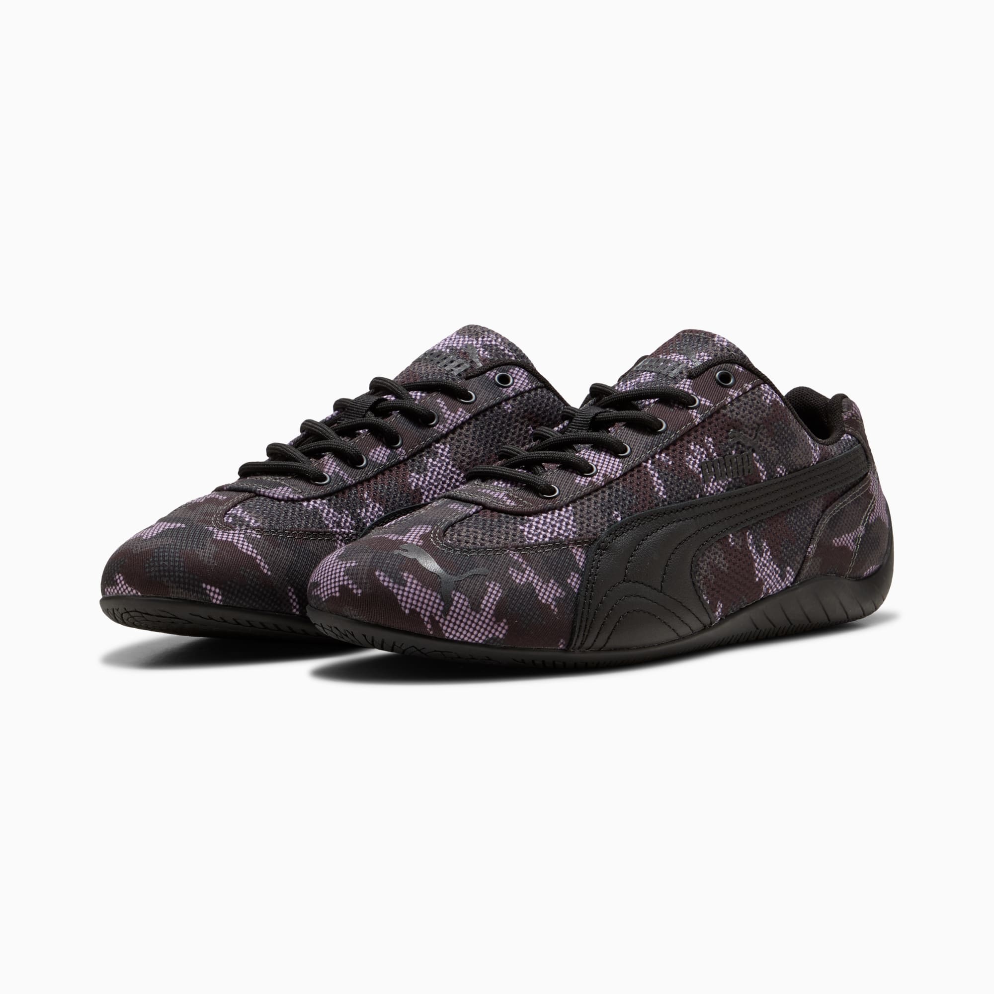 Speedcat Printed Sneakers - Pink Shimmer-PUMA Black - 2