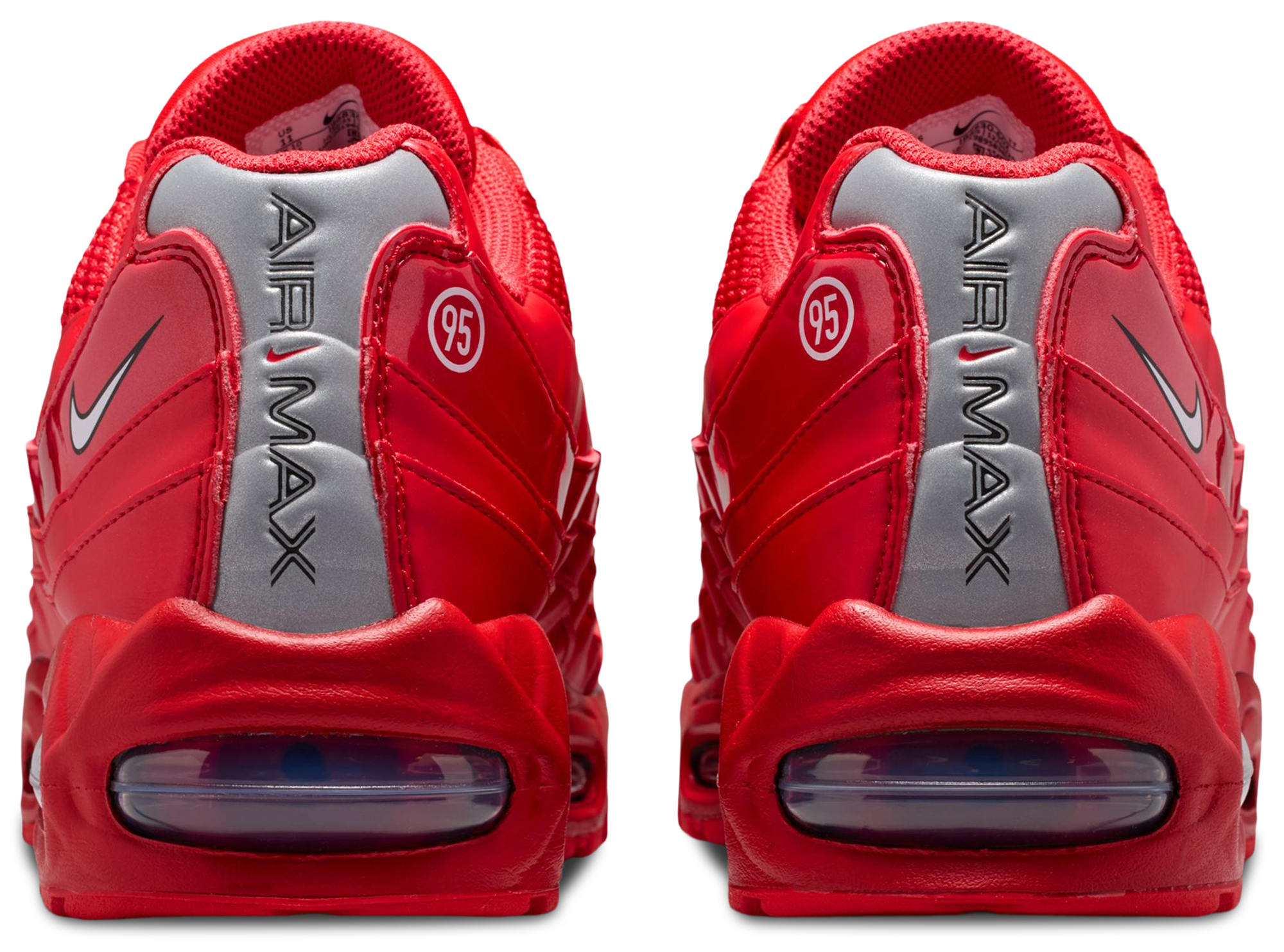 Nike Air Max 95 Big Bubble - Black/White/University Red - Image 3