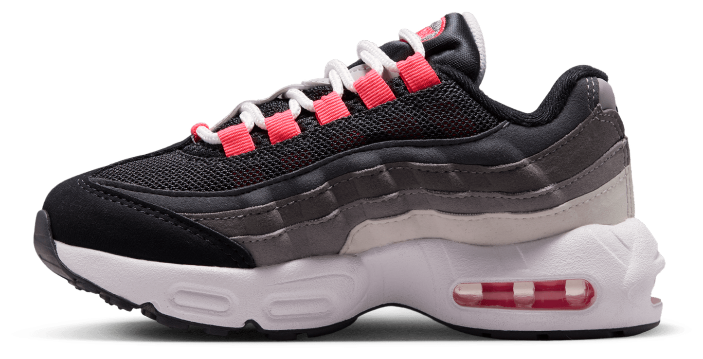 Nike Air Max 95 童款 - Anthracite/Solar Red - Image 2