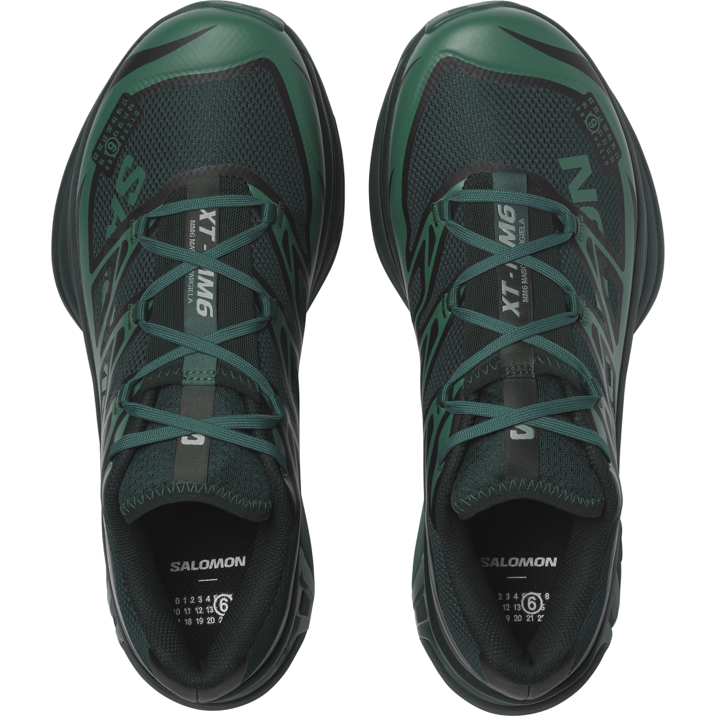 Salomon XT-MM6 MAISON MARGIELA - Scarab / Bistro Green / Green Milieu - View 3