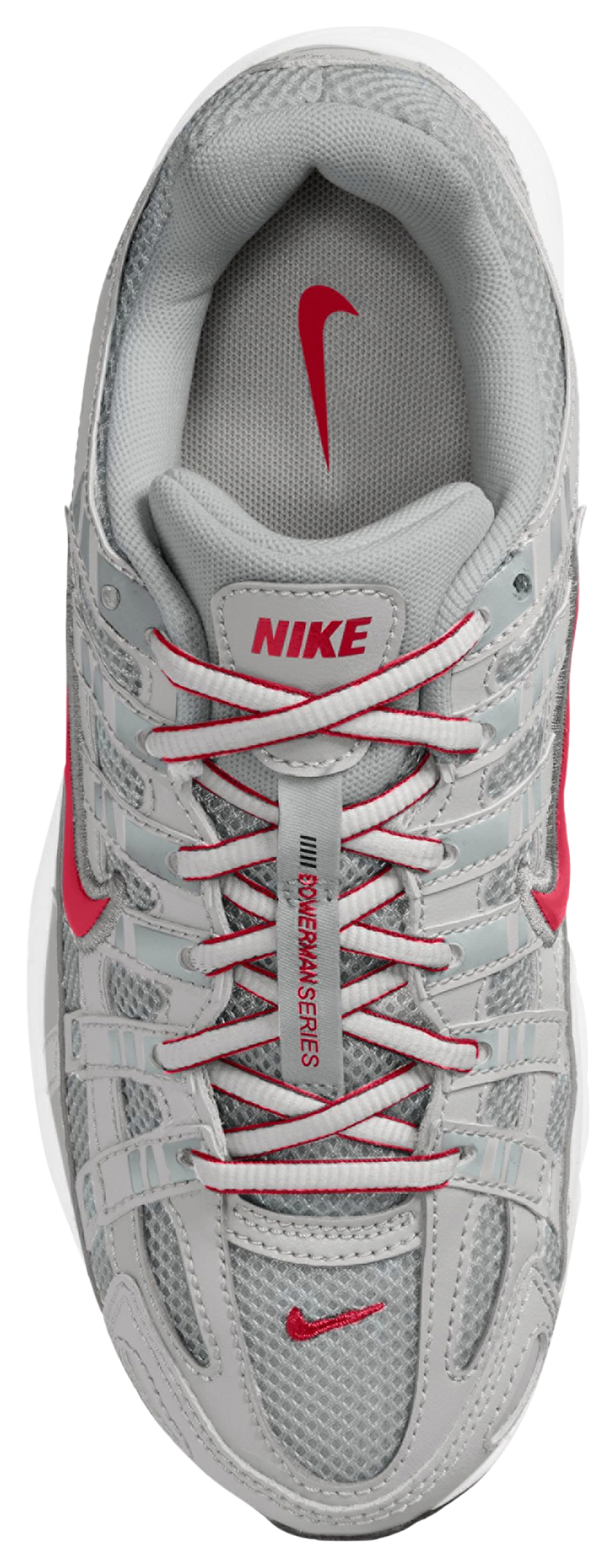 Nike P-6000 童款 - Gym Red/Metallic Silver - Image 3