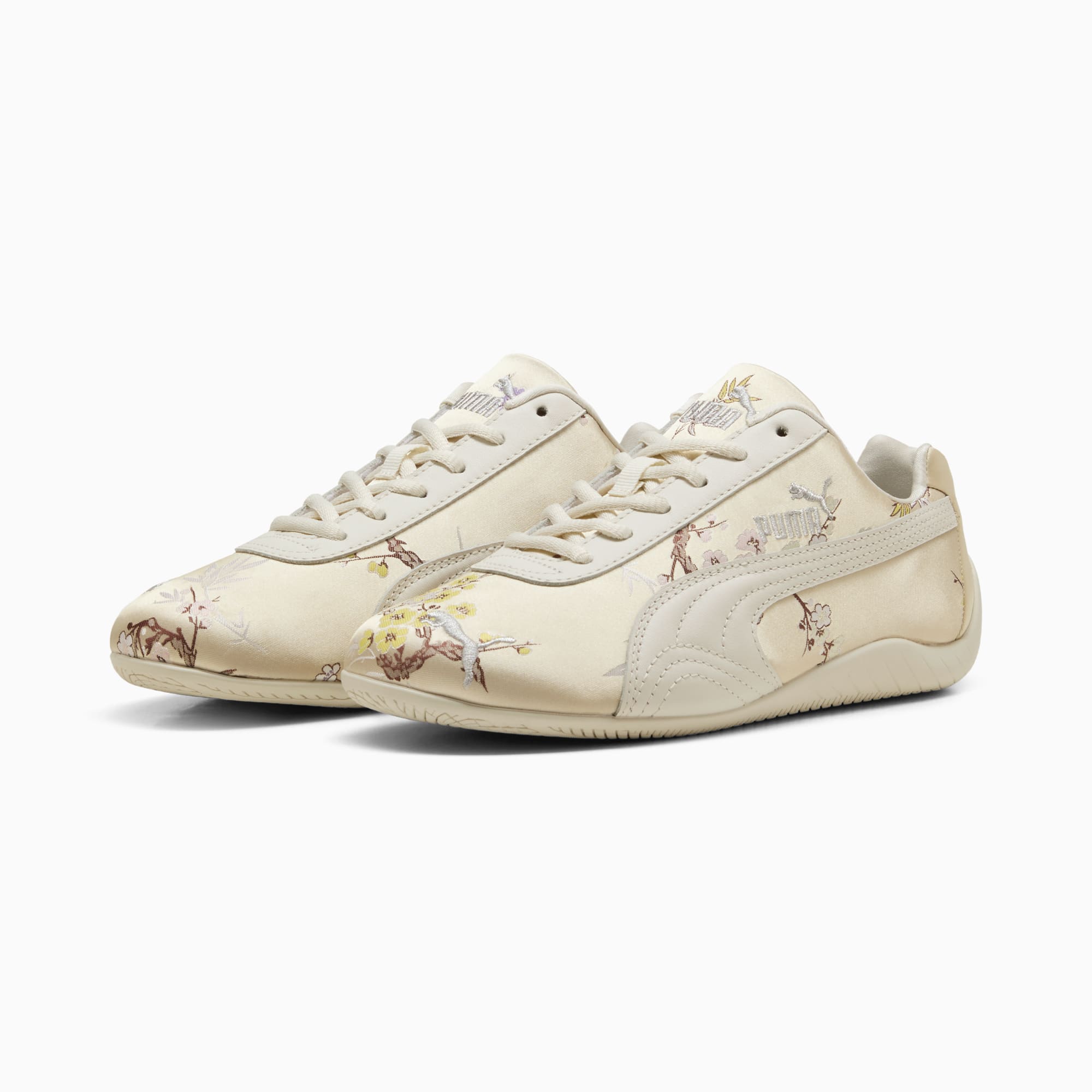 Speedcat Silky Women's Sneakers - Vapor Gray-Buttercream-PUMA Silver - 2