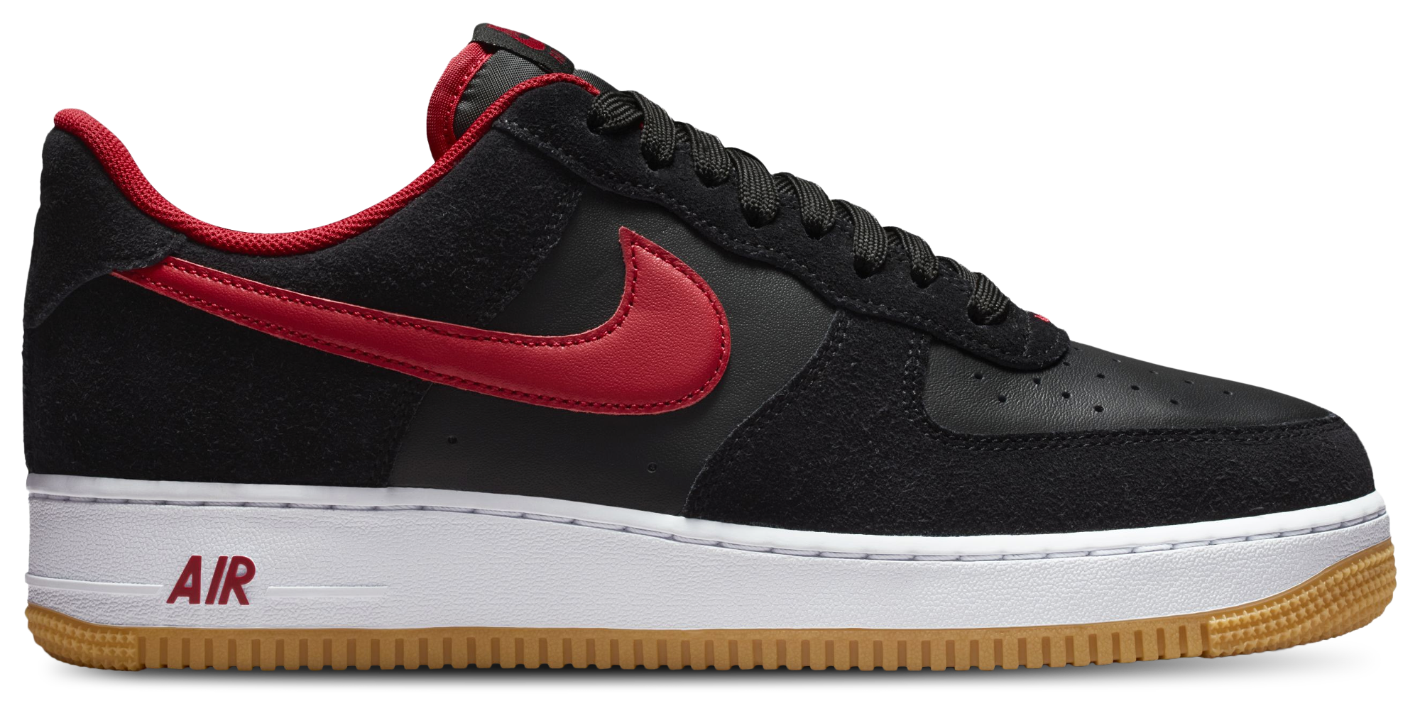 Nike AF1 '07 LV8 1 - Black/White/Varsity Red - Image 1