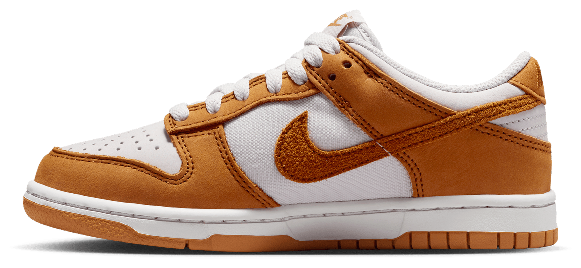 Nike Dunk Low SE 童款 - Desert Ochre/Vast Grey - Image 2