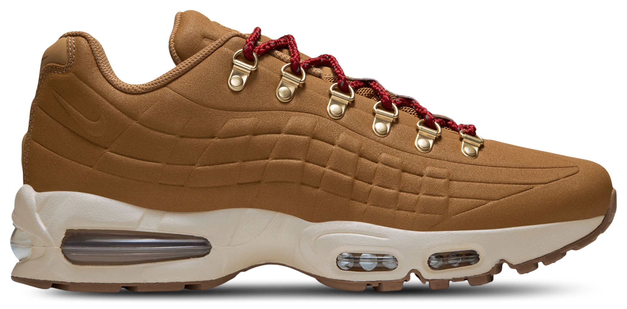 Nike Air Max 95 OG Big Bubble NA20 - Wheat/Red/Brown - Image 1