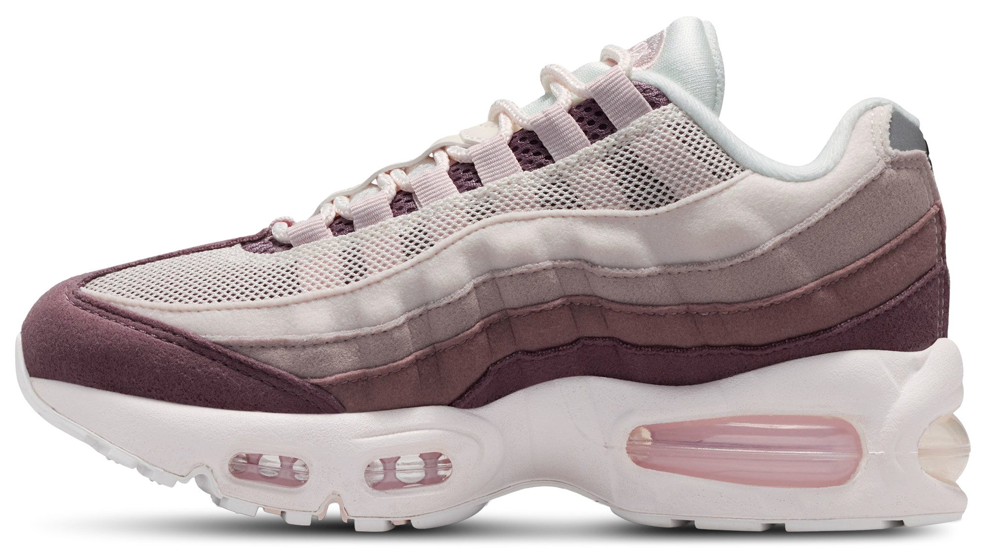Nike Air Max 95 童款 - White/Pink/Brown - Image 2