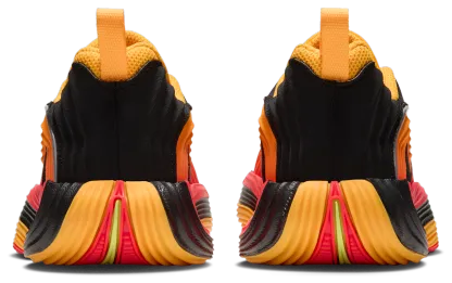Nike Giannis Immortality 5 童款 - Laser Crimson/Metallic Silver/Laser Orange - Image 3