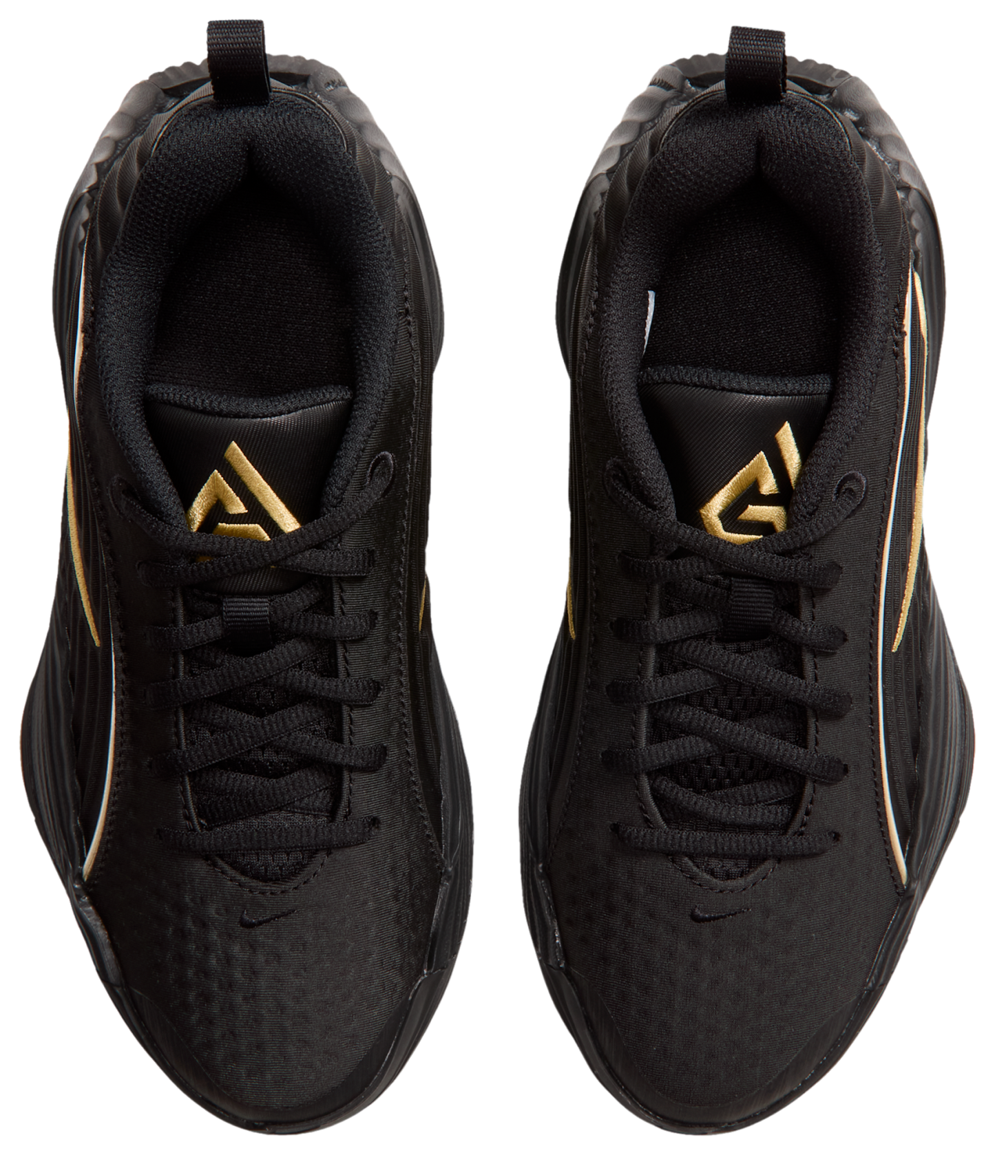 Nike Giannis Immortality 5 童款 - Black/Metallic Gold/Gum Lt Brown - Image 4