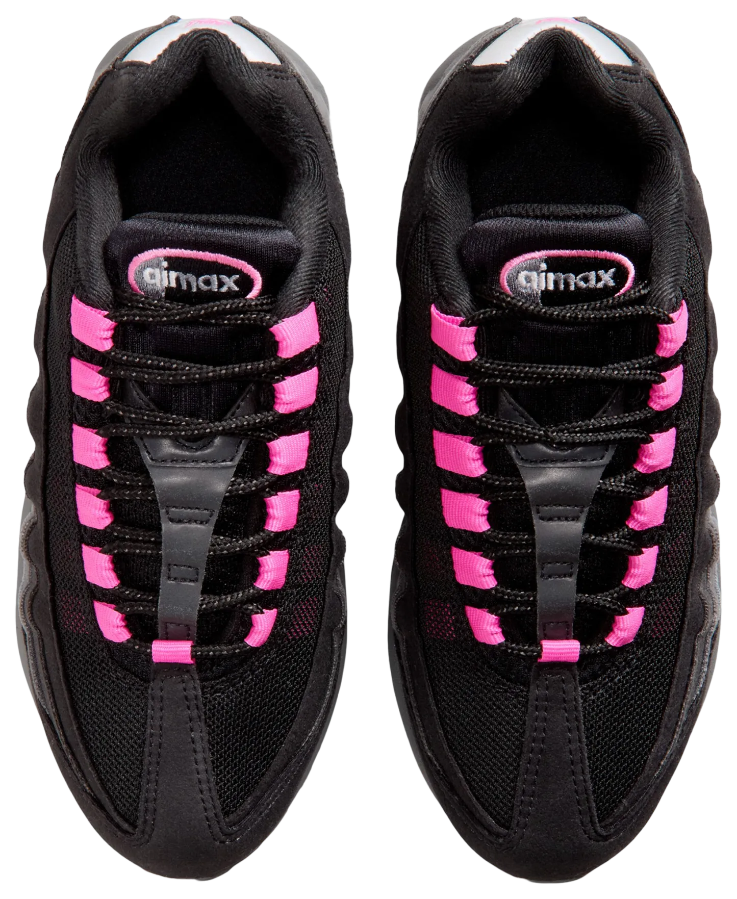 Nike Air Max 95 童款 - Black/Playful Pink/Cool Gray - Image 4