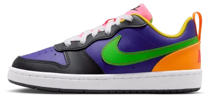 Nike Court Borough Low Recraft 童款 - Court Purple/Green Strike/Court Purple - Image 2