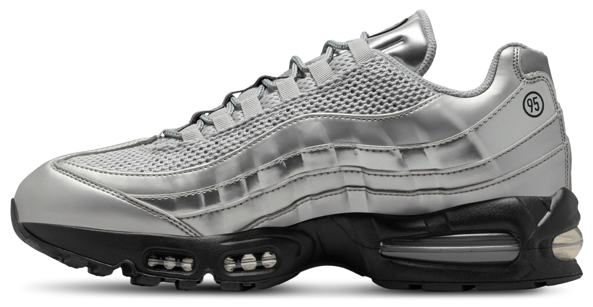 Nike Air Max 95 OG Dimension - Black/University Red/Metallic Silver - Image 2