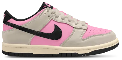Nike Dunk Low - Kids - Black/Light Orewood Brown/Pink Rise - Image 1