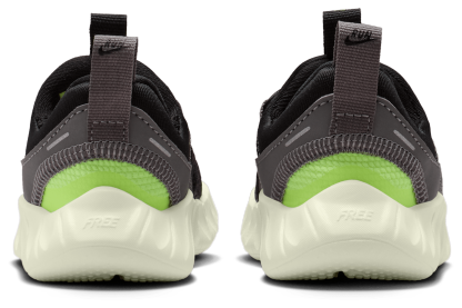 Nike Free Ride 童款 - Black/Saffron Quartz/Pencil Point - Image 3