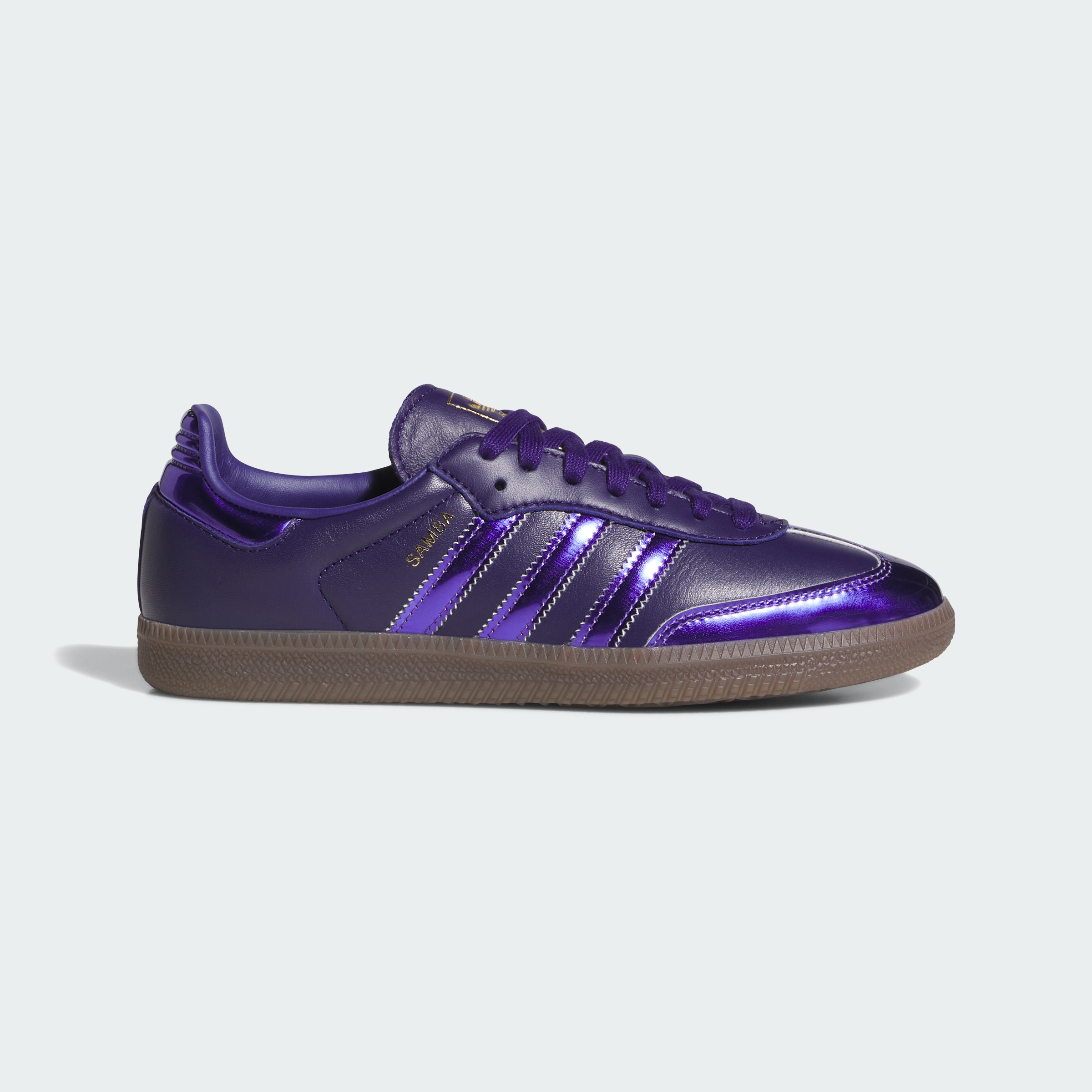adidas SAMBA LT SHOES - Collegiate Purple / Purple Rush / Gold Metallic - View 3