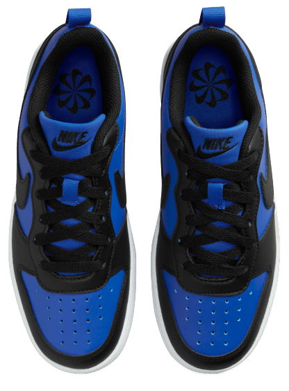 Nike Court Borough Low Recraft 童款 - White/Game Royal/Black - Image 5
