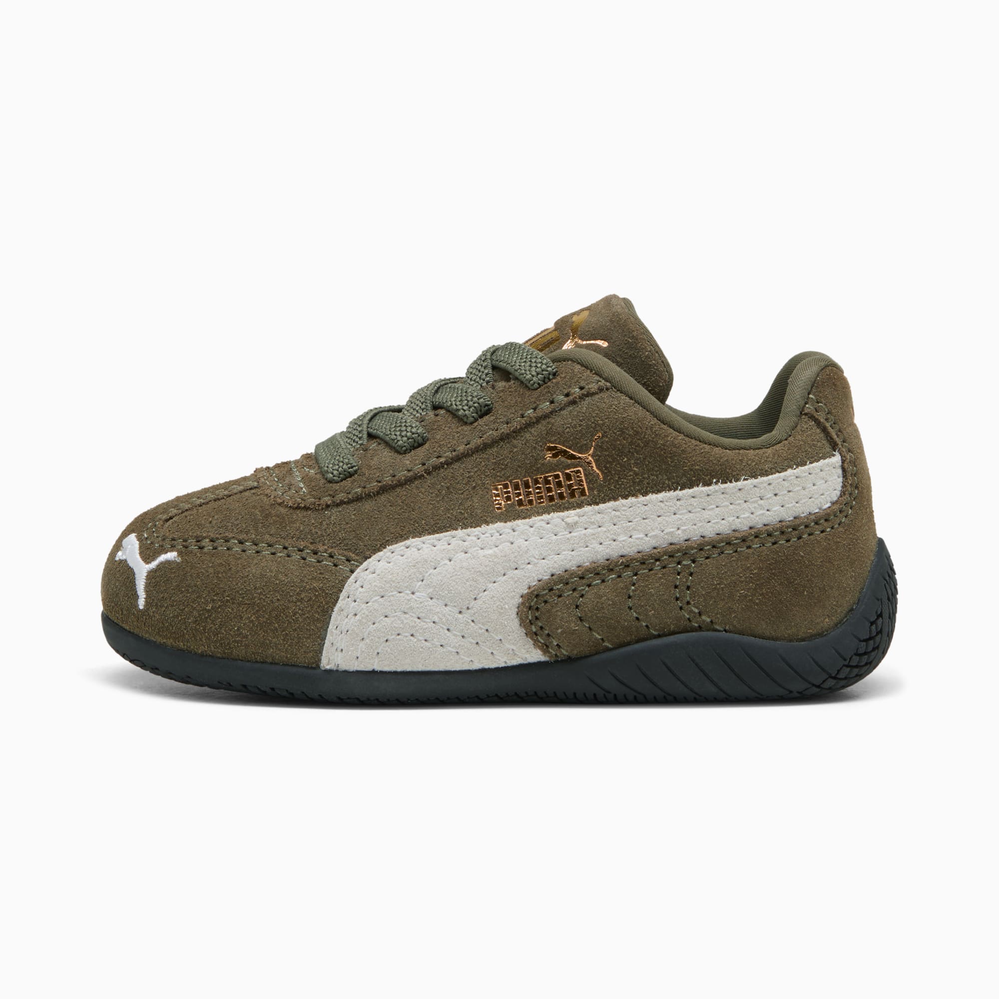Speedcat OG Toddlers' Easy On Sneakers - Loden Green-PUMA White - 1