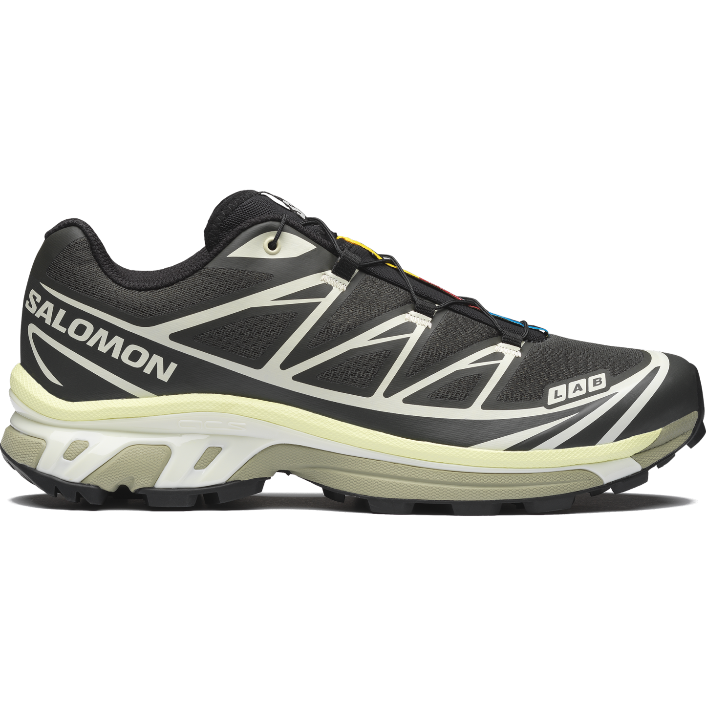 Salomon XT-6 - Peat / Icicle / Lime Cream - View 1