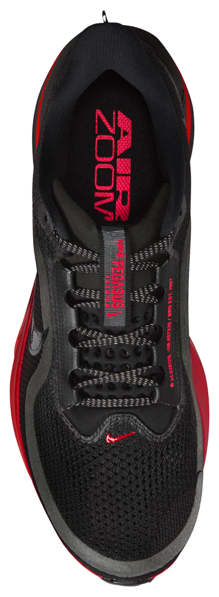 Nike Pegasus Premium - Black/Black/University Red - Image 3