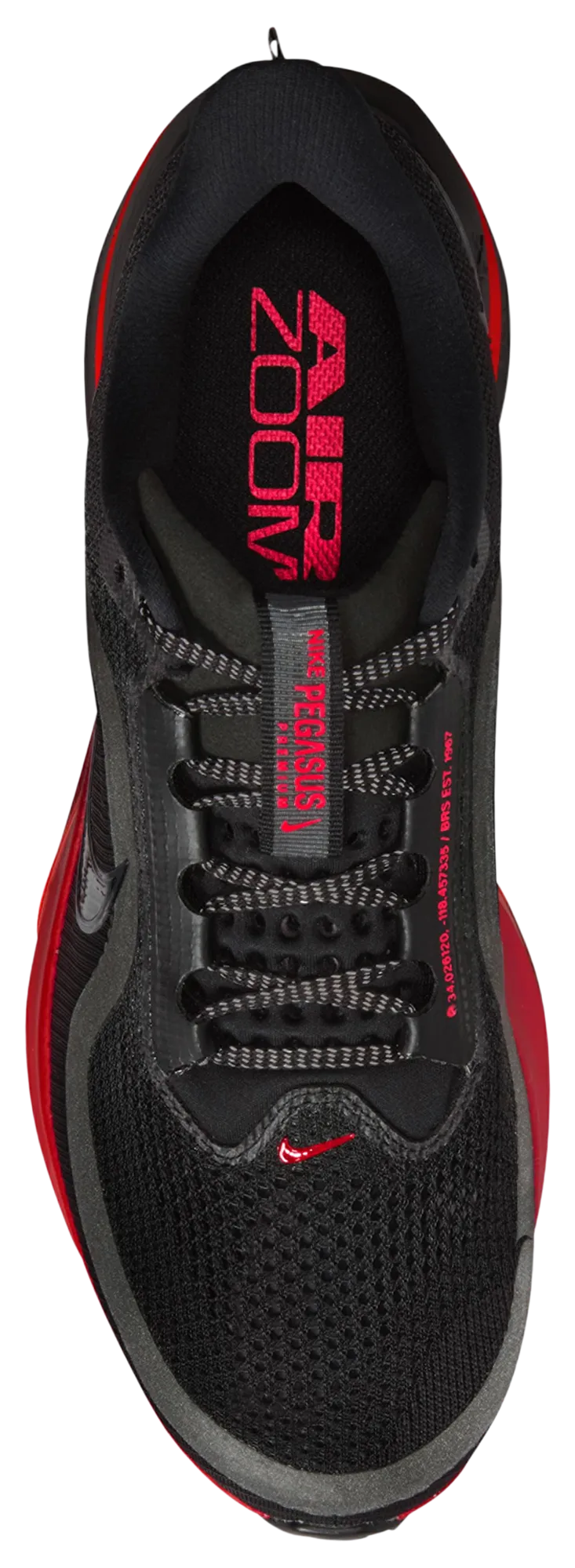 Nike Pegasus Premium - Black/Black/University Red - Image 3