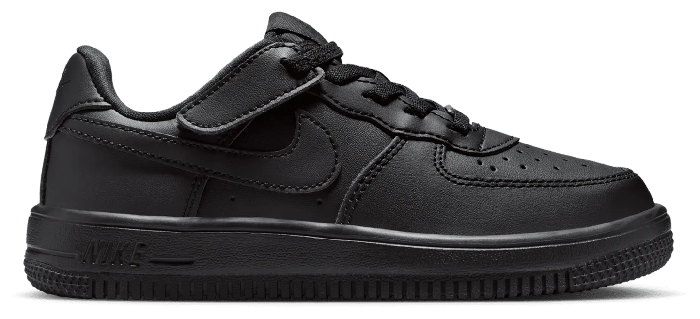 Nike Air Force 1 童款 - Black/Black - Image 1
