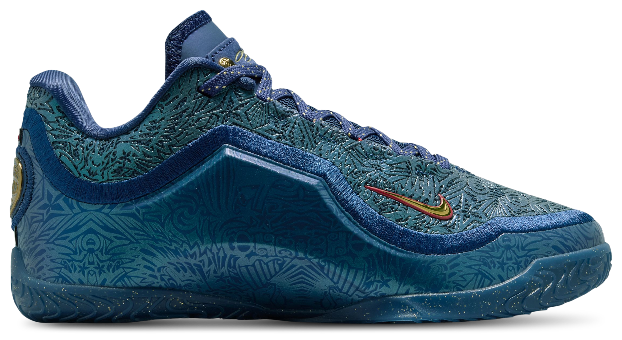 Nike LeBron XXIII 童款 - Midnight Navy/Metallic Gold/University Red - Image 1