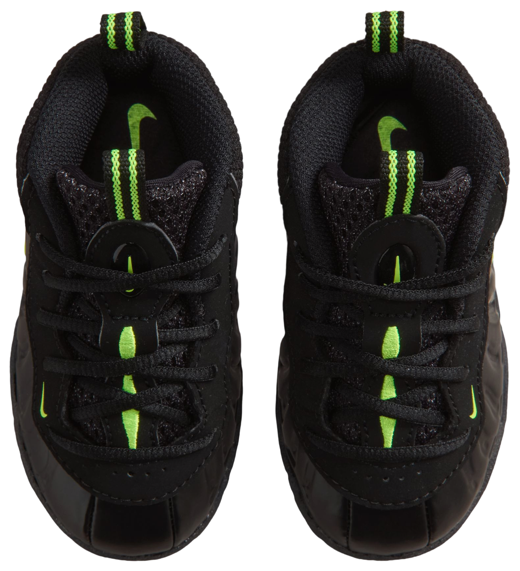 Nike Little Posite Pro 童款 - Voltage Yellow/Black - Image 4