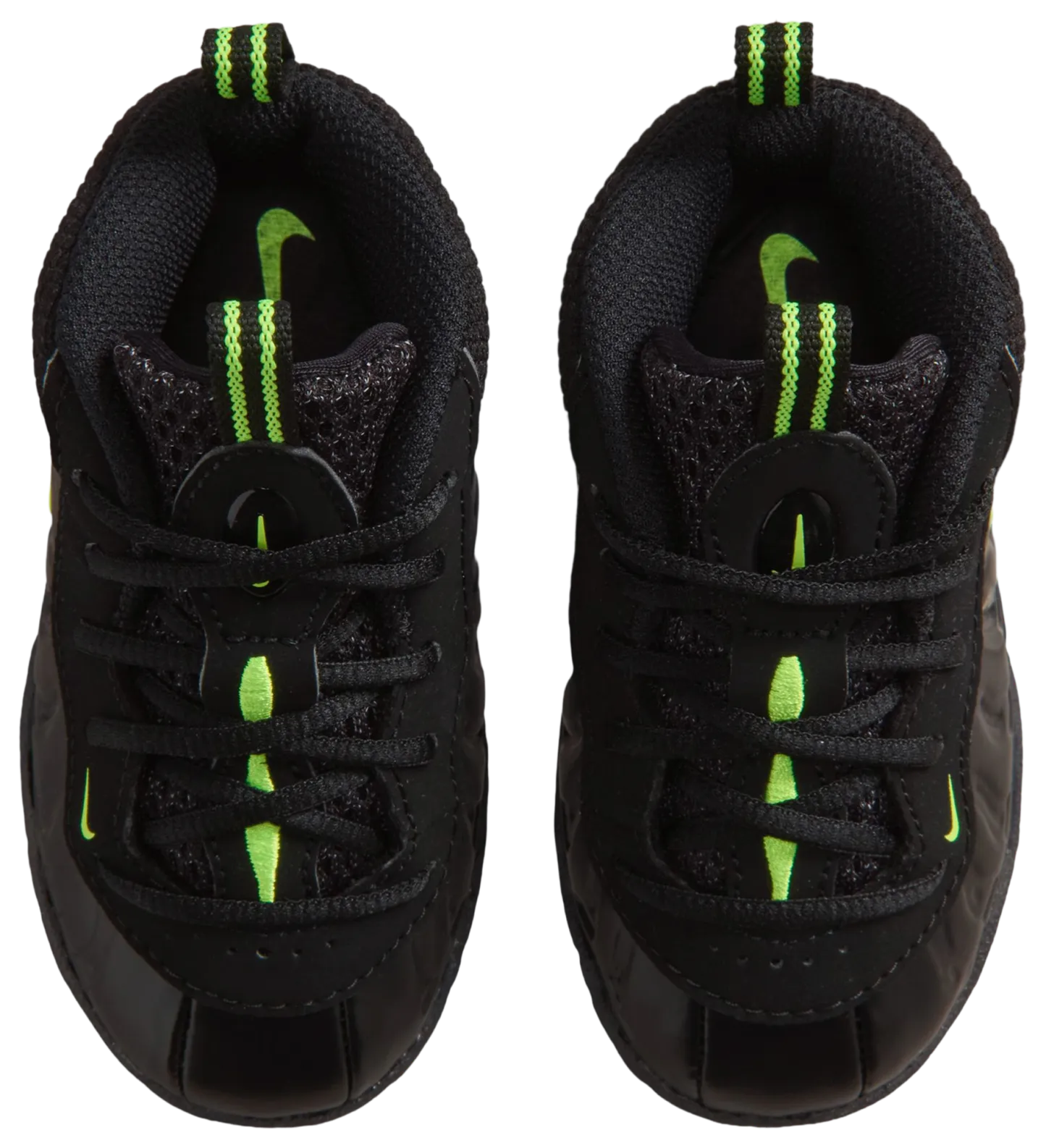 Nike Little Posite Pro 童款 - Voltage Yellow/Black - Image 4