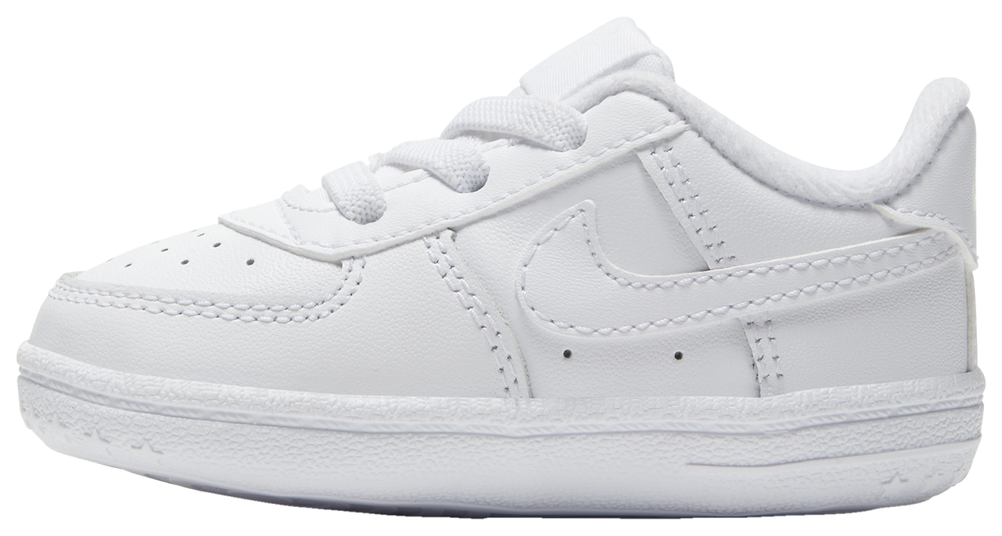 Nike Air Force One Crib 童款 - White/White - Image 2
