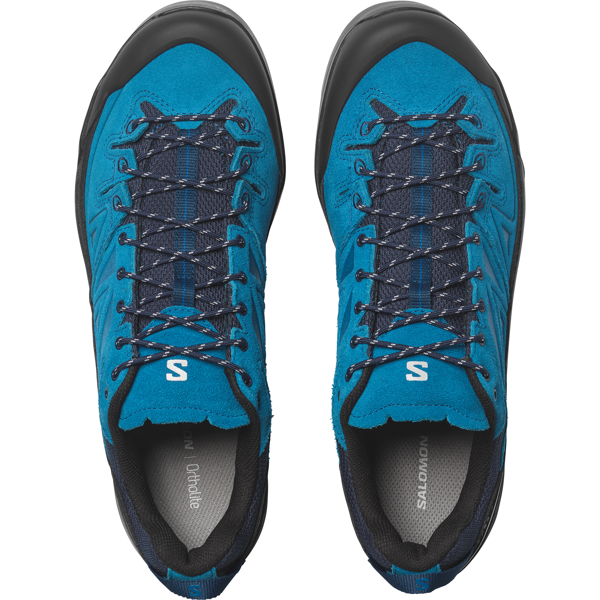Salomon X-ALP LEATHER - Mykonos Blue / Spellbound / Black - View 2