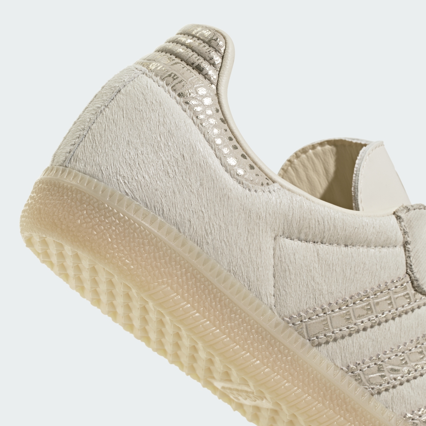 adidas SAMBA OG SHOES - Cream White / Cream White / Maroon - View 10