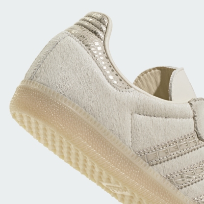adidas SAMBA OG SHOES - Cream White / Cream White / Maroon - View 10