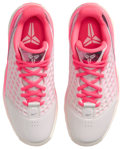 Nike Kobe 3 Diamond Low 童款 - Sail/Mtlc Silver/Hot Punch - Image 4