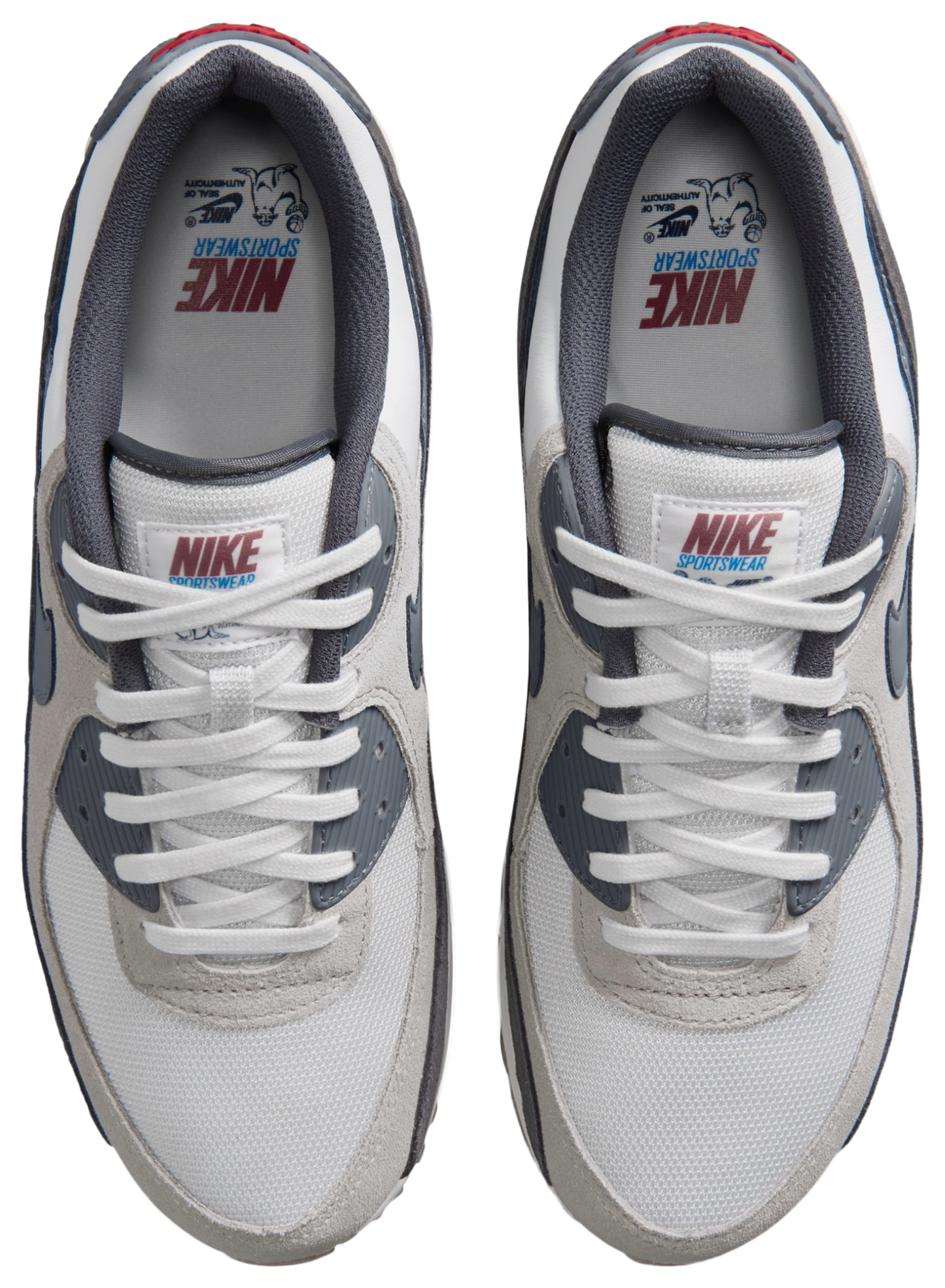Nike Air Max 90 Premium - College Grey/Summit White/Particle Grey - Image 4