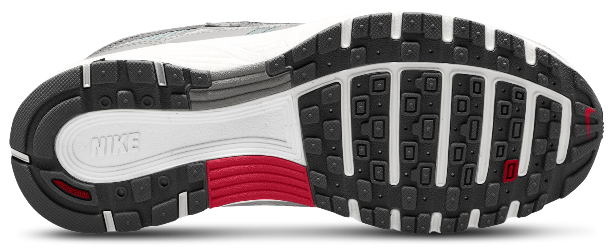 Nike P-6000 童款 - Gym Red/Metallic Silver - Image 4