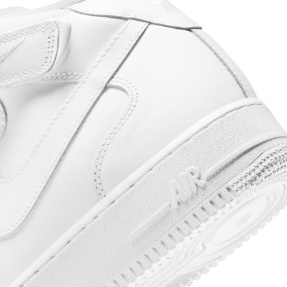 Nike Air Force 1 Mid '07 LE - White/White - Image 7