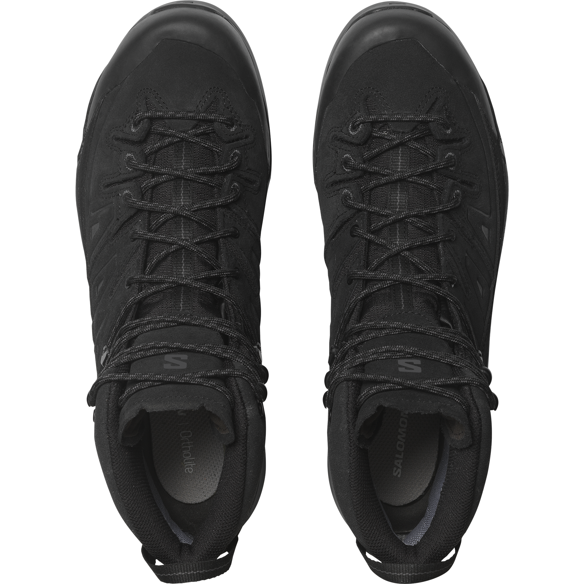Salomon X-ALP MID LEATHER GORE-TEX - Black / Black / Asphalt - View 3
