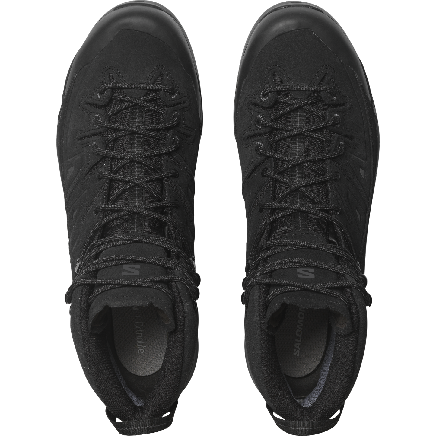 Salomon X-ALP MID LEATHER GORE-TEX - Black / Black / Asphalt - View 3