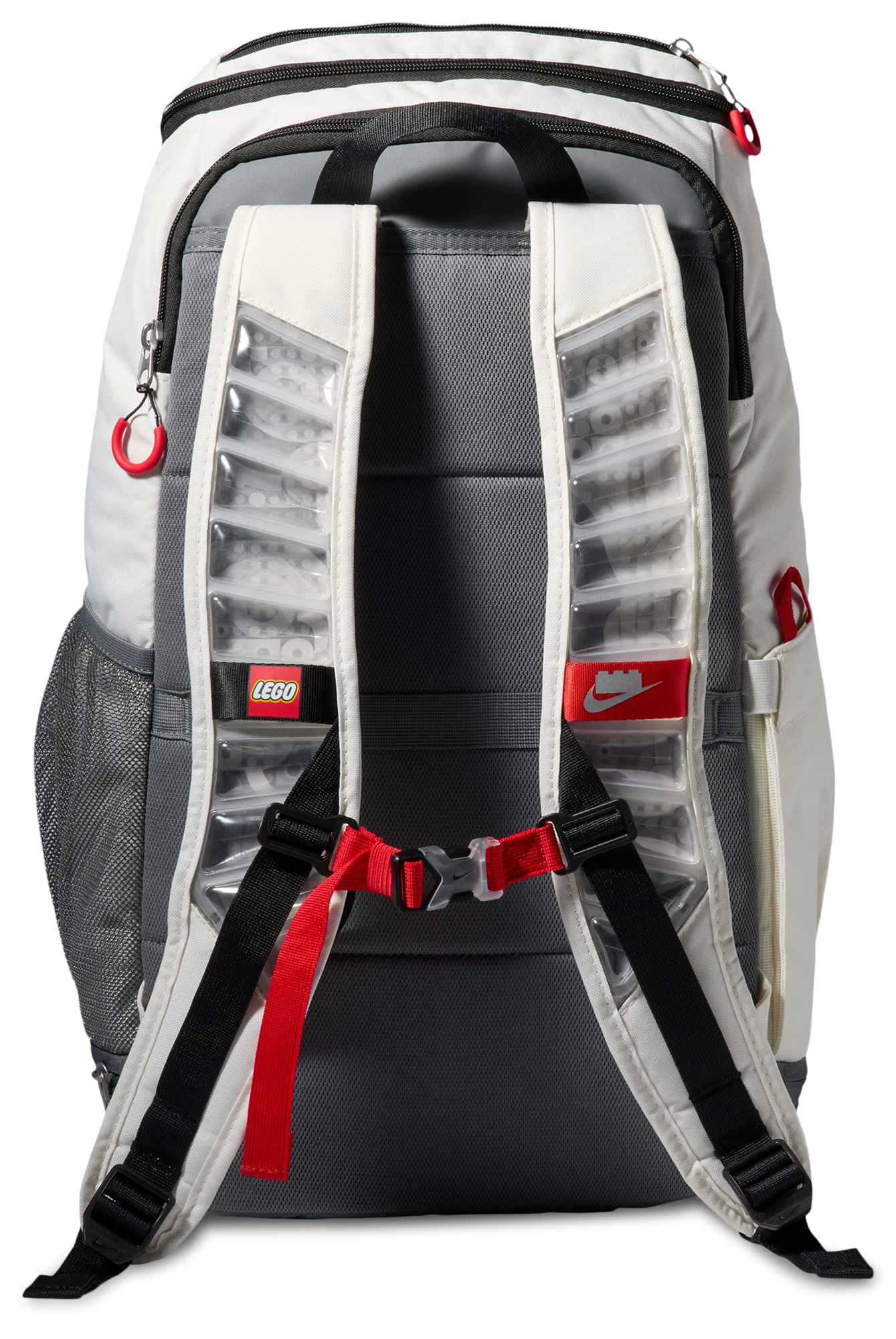 Nike Varsity Elite Project Backpack - Sail/Rush Red/Smoke Grey - Image 2