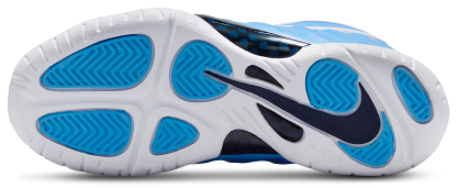 Nike Little Posite Pro 童款 - University Blue/White/Midnight Navy - Image 5