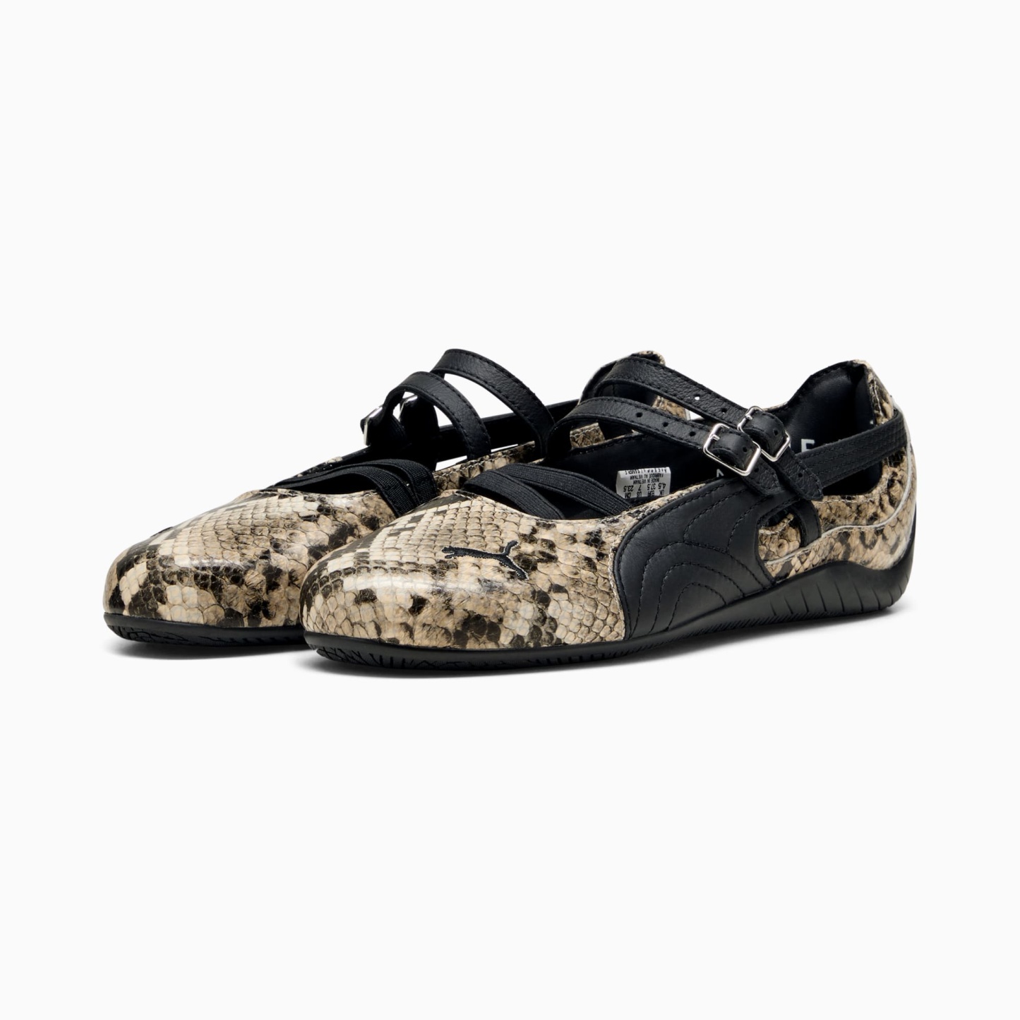 Speedcat Ballet Snake Print Women's Sneakers - PUMA Black-Vapor Gray - 4