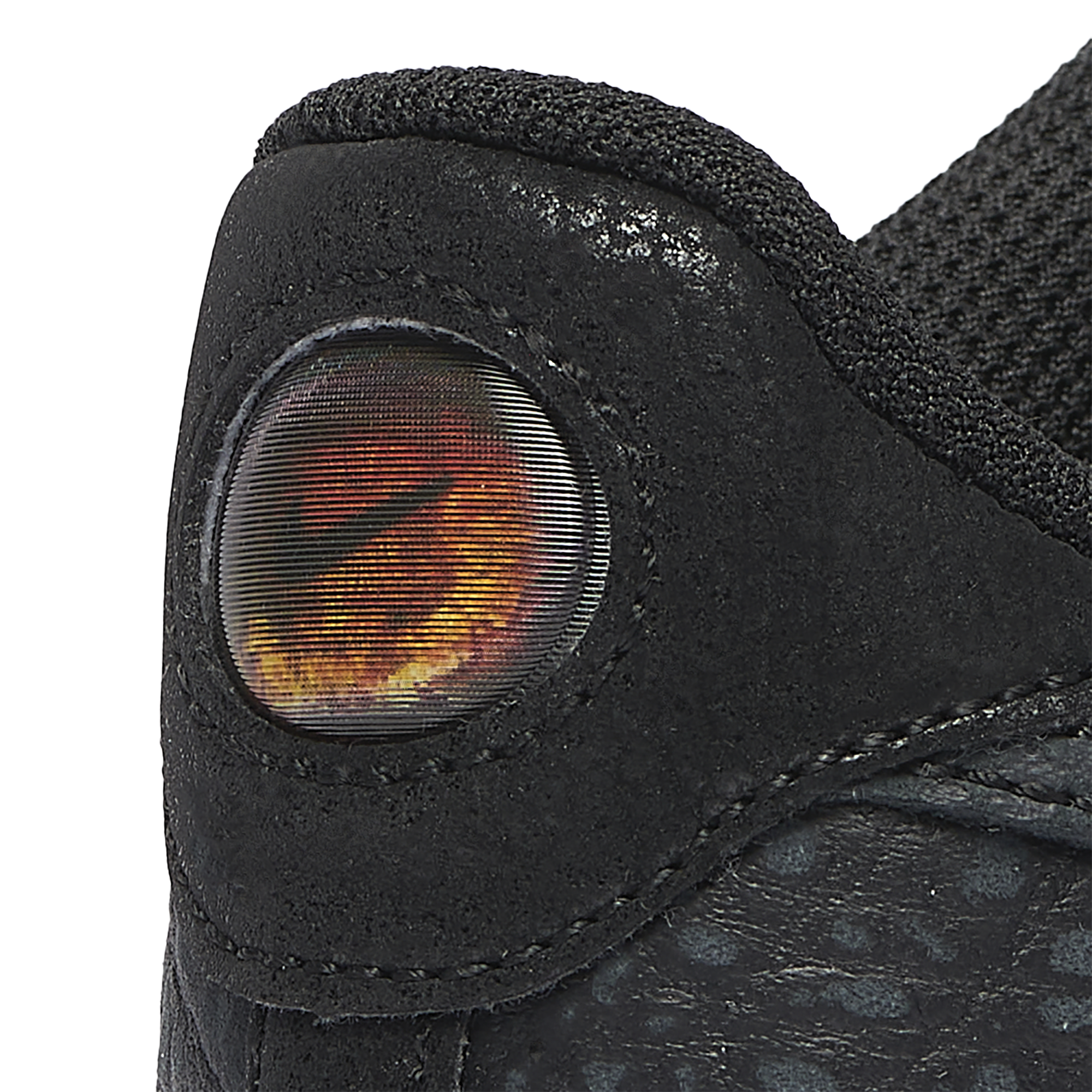 Nike Air Force 1 Low 童款 - Black/Grey/Red - Image 6