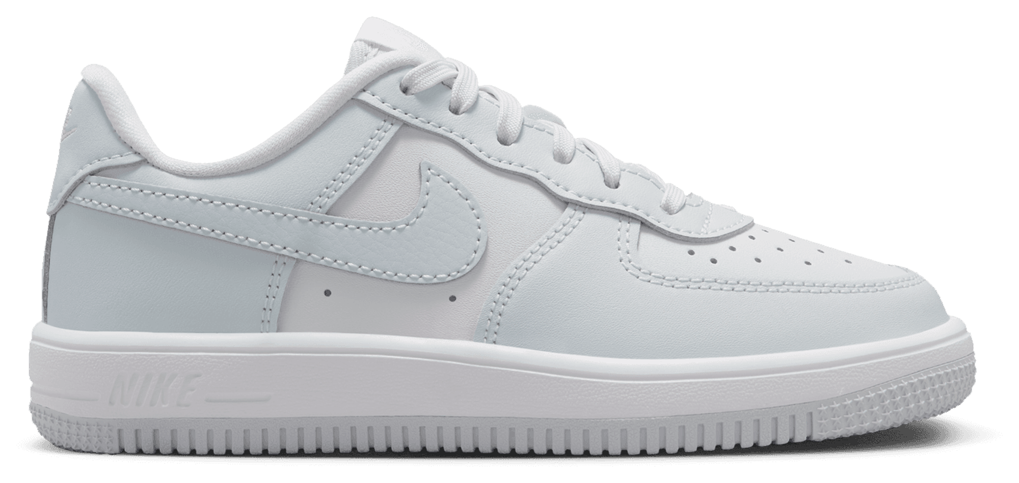 Nike Air Force 1 Low Lace 童款 - Alabaster/Platinum Tint/Aura - Image 1