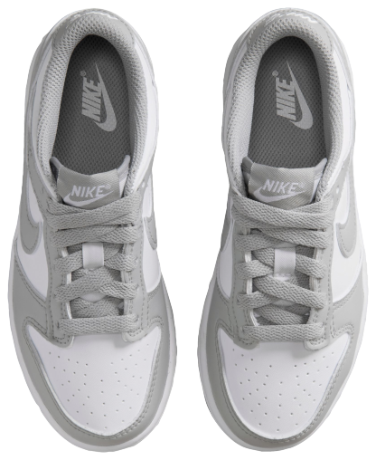 Nike Dunk Low N 童款 - White/Smoke Grey - Image 4
