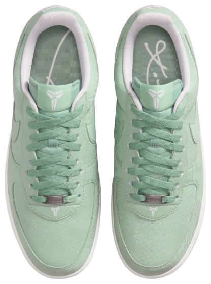 Nike Kobe Air Force 1 Low - Summit White/Teal - Image 4