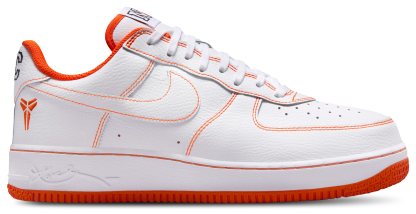 Nike Air Force 1 Kobe Protro Low - White/White/Safety Orange - Image 1