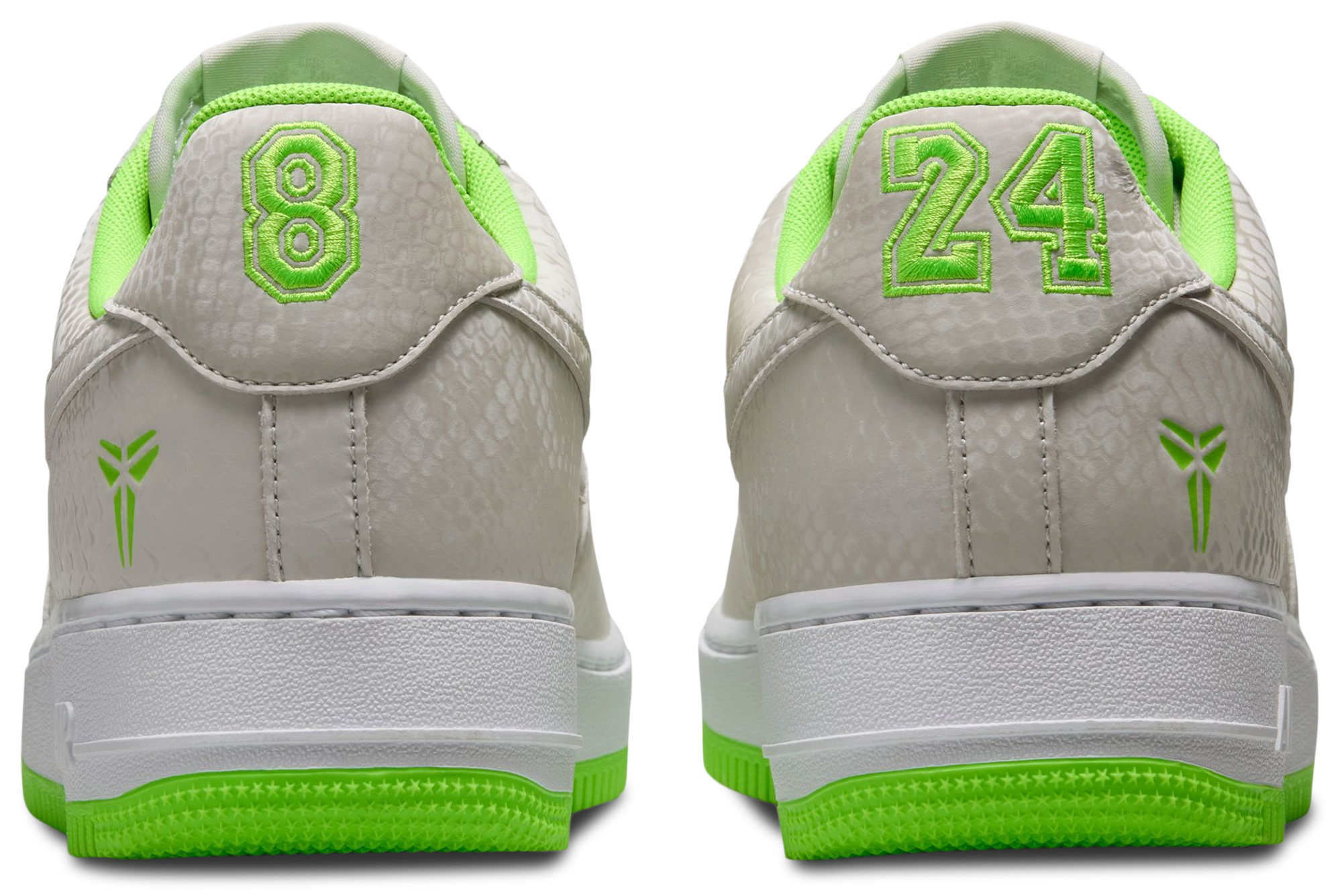 Nike Kobe Air Force 1 Low - Vast Grey/Green - Image 3