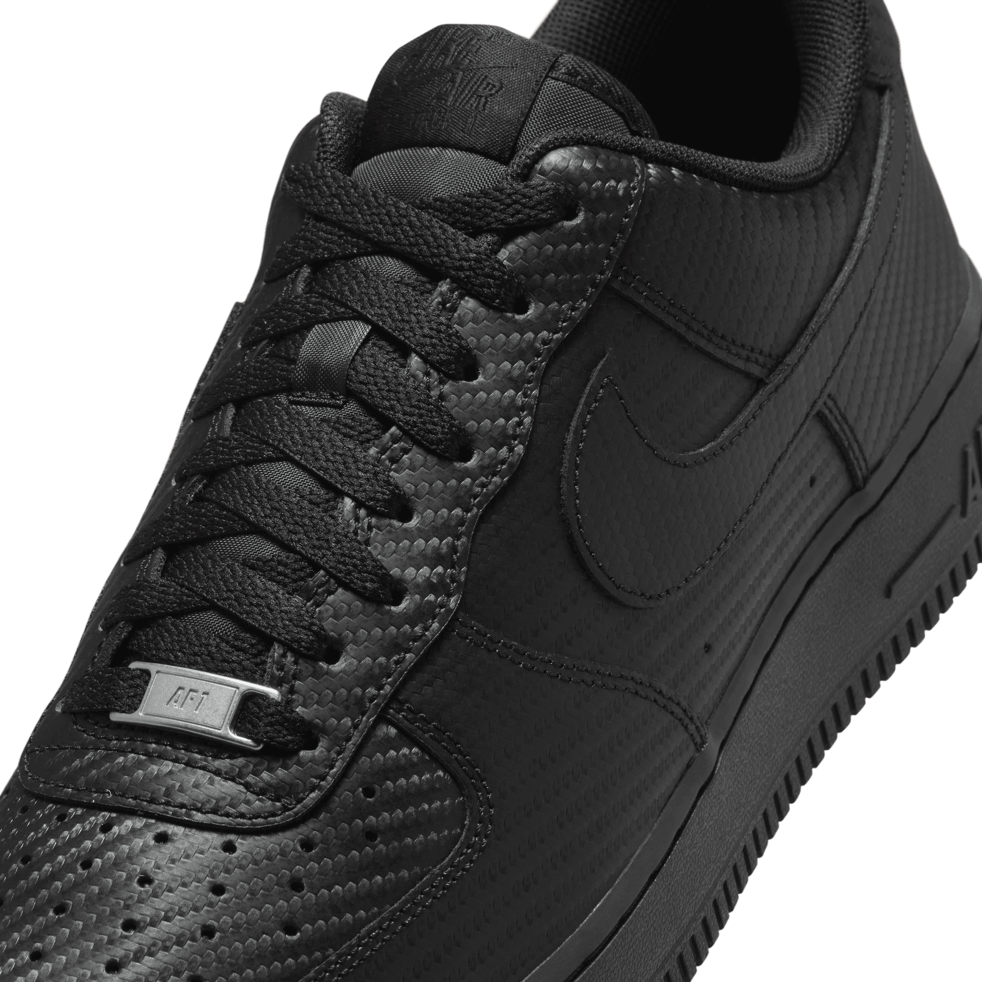 Nike Air Force 1 07 TWT - Black/Black - Image 7