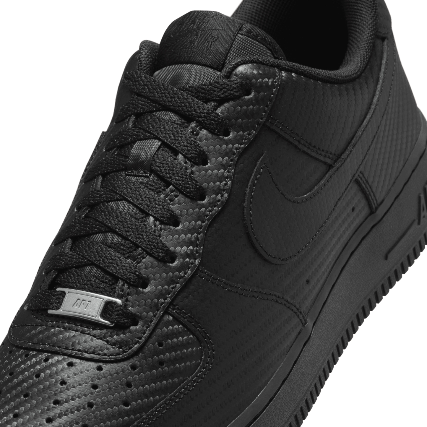 Nike Air Force 1 07 TWT - Black/Black - Image 7