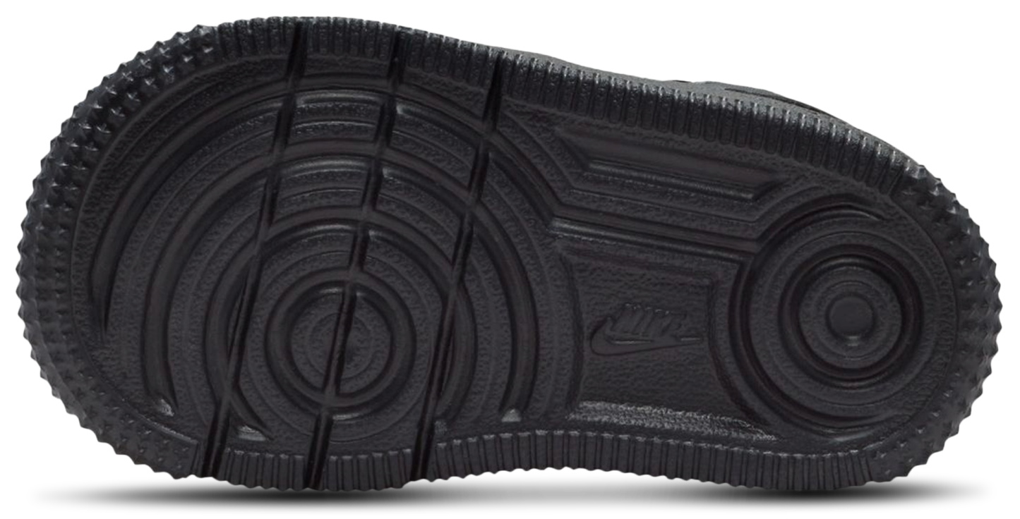 Nike Air Force 1 Low Lace 童款 - Black/Black - Image 5
