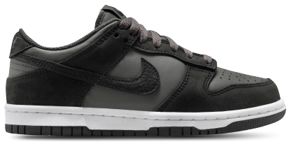 Nike Dunk Low SE 童款 - White/Black/Grey - Image 1